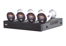 Topvision Kit de Vigilancia TOP24ADL de 4 Cámaras CCTV Bullet con Grabadora de 4 Canales