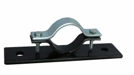 Total Ground Abrazadera Tipo Sujeción de 1", Acero Galvanizado