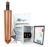 Total Ground Kit de Pararrayo con Punta, 160 Metros - incluye Electrodo/Filtro/H2Ohm/Mastil
