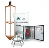 Total Ground Kit de Pararrayo con Punta, 300 Metros - incluye Electrodo/Acoplador/H2Ohm/Mástil