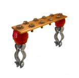 Total Ground Barra de Unión para Tubo, hasta 1'', Cobre