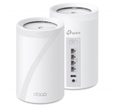 TP-Link Access Point con Sistema de Red Wi-Fi en Malla BE65, 4 x RJ-45, 1300Mbit/s, Wi-Fi 7, Triple Banda 2.4/5/6 GHz, 4 Antenas, 2 Piezas 