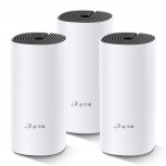 TP-Link Router con Sistema de Red Wi-Fi en Malla DECO M4, 2 x RJ-45, 1200 Mbit/s WLAN, Doble Banda 2.4/5 GHz, Wi-Fi 5, 2 Antenas Internas, 3 Piezas