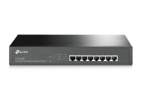 Switch TP-Link Gigabit Ethernet SG1008MP, 8 Puertos PoE+ 10/100/1000Mbps, 16 Gbit/s, 4000 Entradas - No Administrable