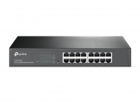 Switch TP-Link Gigabit Ethernet TL-SG1016DE, 16 Puertos 10/100/1000Mbps, 32 Gbit/s, 8000 Entradas - Administrable