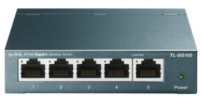 Switch TP-Link TL-SG105, 5 Puertos Gigabit Ethernet 10/100/1000, 0.1 Gbit/s, 2000 Entradas, No Administrado