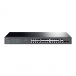 Switch TP-Link Gigabit Ethernet TL-SG1428PE, 28 Puertos PoE 10/100/1000 (24x PoE+) + 2 Puertos SFP, 56 Gbit/s, 8 Entradas - Administrable