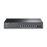 Switch TP-Link Gigabit Ethernet TL-SG2210MP, 8 Puertos PoE+ 10/100/1000Mbps + 2 Puertos SFP, 20Gbit/s, 8000 Entradas - Administrable