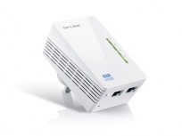 TP-LINK Extensor Powerline AV500, Inalámbrico, 2x RJ-45, 300 Mbit/s