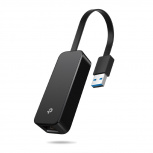 TP-Link Adaptador de Red USB UE306, USB-A 3.0 Macho - Gigabit Ethernet RJ-45 Hembra, 1 Gbit/s, Negro