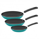 Tramontina Sartén Chelsea, 3 Piezas, Antiadherente, Aluminio, Verde