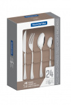 Tramontina Juego de Cubiertos Havana, 24 Piezas, Acero Inoxidable