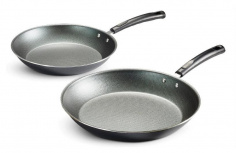 Tramontina Juego de Sartenes Primaware, 2 Piezas, Antiadherente, Aluminio, Negro