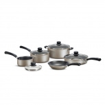 Tramontina Batería de Cocina Simple Cooking, Aluminio, Antiadherente, 5 piezas