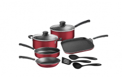 Tramontina Batería de Cocina Primaone, Acero Inoxidable, Antiadherente, 10 Piezas