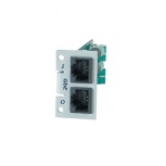 Transtector Modulo Individual Giga Ethernet para Protector PoE T-CPX-MGE, 2x RJ-45