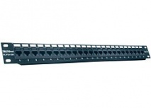 Trendnet Panel de Parcheo sin Blindar Cat5/5e, 24 Puertos RJ-45, Negro