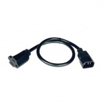 Tripp Lite by Eaton Cable de Poder IEC-320-C14 - NEMA 5-15R, 60cm, Negro