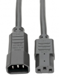 Tripp Lite by Eaton Cable de Poder para Uso Pesado IEC-320-C14 - IEC-320-C13, 1.83 Metros, Negro
