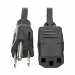 Tripp Lite Cable de Poder NEMA 5-15P - IEC-320-C13, 3 Metros, Negro