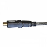 Tripp Lite Cable HDMI de Alta Velocidad con Conectores Giratorios, HDMI 1.3 Macho - HDMI 1.3 Macho, 4K, 30Hz, 1.83 Metros, Negro