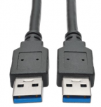 Tripp Lite by Eaton Cable USB A Macho - USB A Macho, 90cm, Negro