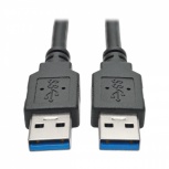 Tripp Lite by Eaton Cable USB A Macho - USB A Macho, 1.8 Metros, Negro