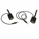 Tripp Lite by Eaton Cable Coaxial para Monitor, VGA (D-Sub) Macho - VGA (D-Sub) Macho, 4.57 Metros, Negro