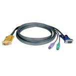 Tripp Lite by Eaton Kit Cable para Multiplexor KVM PS/2 (3 en 1), 3.05 Metros