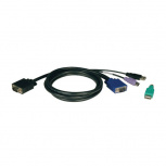 Tripp Lite by Eaton Kit Cable Switch KVM, PS/2 & USB (2 en 1), 1.83 Metros, para B042