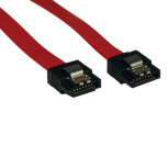 Tripp Lite by Eaton Cable de Señal SATA 7-pin Macho - 7-pin Macho, 48cm, Rojo