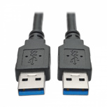 Tripp Lite by Eaton Cable USB A Macho - USB A Macho, 1.8 Metros, Negro