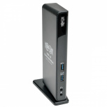 Tripp Lite by Eaton Docking Station para Laptop USB 3.0, 2x USB 3.0, 1x HDMI, 1x DVI-I, Negro