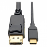 Tripp Lite by Eaton Cable USB C Macho - Displayport 4k Macho, 91cm, Compatible con Thunderbolt 3, Negro