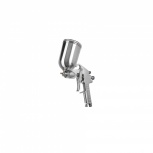Truper Pistola para Pintar PIPI-422, 2mm, 400ml, Plata - incluye Cepillo de Limpieza/ Espiga para Manguera/ Tuerca/ Llave de Mantenimiento/ Filtro