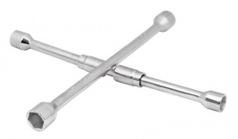 Truper Llave de Cruz Plegable LLCR-14X, 14", Cromado