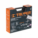 Truper Kit Mini Esmeriladora Angular TPN-876K-2, 1/4