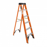 Escalera Plegable Truper EST-25FV, Fibra de vidrio, 1.8 Metros, 5 Peldaños, hasta 175kg
