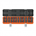 Truper Juego de Dados 100946, 1/2", Fosfatado, 12 Piezas