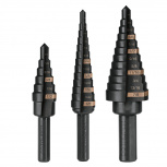 Truper Juego de Brocas de Acero JBES-3, 3 Piezas, para Metal/Plástico