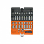 Truper Juego de Dados con Matraca 102392, 1/4