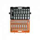 Truper Juego de Dados de Electricistas con Matraca JD-1/2X83MP, 1/2", Cromado, 83 Piezas