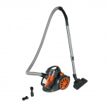 Truper Aspiradora 103191, 1300W, 18 Litros, Negro/Naranja