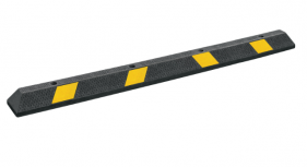 Truper Tope Vehicular de Caucho TOPE-180, 10cm x 180cm, Negro/Amarillo