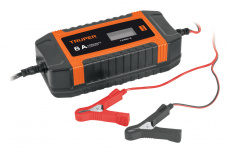 Truper Cargador de Baterías, 12/24V, 8A