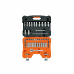 Truper Juego de Dados con Matraca JD-3/8X53M, 3/8", Cromado, 56 Piezas