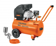 Truper Compresor de Aire Horizontal 16095, 50L, 116psi, 0.5HP, 127V