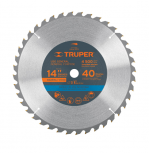 Truper Disco para Sierra 18322, 13", 40 Dientes, para Madera