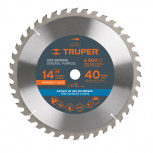 Truper Disco para Sierra 18323, 13", 60 Dientes, para Madera
