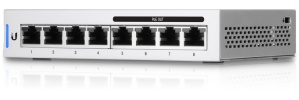 Switch Ubiquiti Networks Gigabit Ethernet UniFi Switch 8, 8 Puertos 10/100/1000Mbps, 16 Gbit/s - Administrable, 5 Piezas